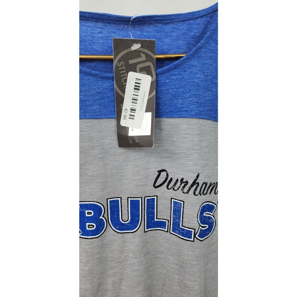 New NWT Durham Bulls Grey And‎ Blue Tee Small - Picture 5 of 7